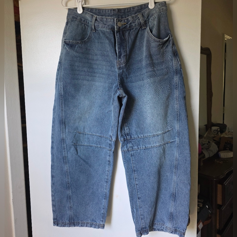 Forever 21 Barrel Jeans